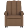Sillón eléctrico reclinable elevable de tela marrón de , Sillones - Ref: Foro24-3204120, Precio: 299,93 €, Descuento: %