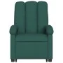 Sillón eléctrico reclinable elevable de tela verde oscuro de , Sillones - Ref: Foro24-3204122, Precio: 325,67 €, Descuento: %
