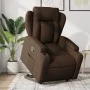 Sillón reclinable elevable de tela marrón de , Sillones - Ref: Foro24-3204486, Precio: 282,28 €, Descuento: %