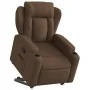 Sillón reclinable elevable de tela marrón de , Sillones - Ref: Foro24-3204486, Precio: 282,28 €, Descuento: %