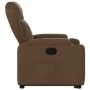 Sillón reclinable elevable de tela marrón de , Sillones - Ref: Foro24-3204486, Precio: 282,28 €, Descuento: %