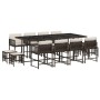 Set muebles de jardín 13 pzas y cojines ratán sintético marrón de , Conjuntos de jardín - Ref: Foro24-3211521, Precio: 650,34...