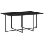 Set de comedor jardín 11 pzas con cojines ratán sintético negro de , Conjuntos de jardín - Ref: Foro24-3211686, Precio: 499,7...