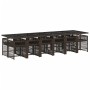 Set muebles de jardín 13 pzas y cojines ratán sintético marrón de , Conjuntos de jardín - Ref: Foro24-3211665, Precio: 898,06...