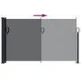 Toldo lateral retráctil negro 120x500 cm de , Sombrillas - Ref: Foro24-4004399, Precio: 76,87 €, Descuento: %