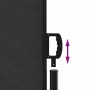 Toldo lateral retráctil negro 120x500 cm de , Sombrillas - Ref: Foro24-4004399, Precio: 83,80 €, Descuento: %