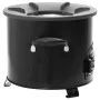 Black metal wood-burning camping stove, 36x26x22.5 cm by , Chimneys - Ref: Foro24-319439, Price: 83,85 €, Discount: %