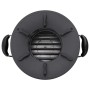 Cocina de leña para camping metal negro 36x26x22,5 cm de , Chimeneas - Ref: Foro24-319439, Precio: 85,21 €, Descuento: %