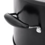 Cocina de leña para camping metal negro 36x26x22,5 cm de , Chimeneas - Ref: Foro24-319439, Precio: 85,21 €, Descuento: %