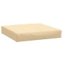 Cojines para sofá de palets 3 uds tela beige melange de , Cojines para sillas y sofás - Ref: Foro24-4002655, Precio: 42,92 €,...