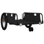 Remolque para bicicletas hierro y tela Oxford negro de , Remolques para bicicletas - Ref: Foro24-94199, Precio: 107,15 €, Des...