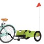 Remolque para bicicletas tela Oxford y hierro verde y negro de , Remolques para bicicletas - Ref: Foro24-94200, Precio: 103,2...