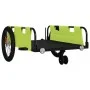 Remolque para bicicletas tela Oxford y hierro verde y negro de , Remolques para bicicletas - Ref: Foro24-94200, Precio: 101,1...