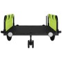 Remolque para bicicletas tela Oxford y hierro verde y negro de , Remolques para bicicletas - Ref: Foro24-94200, Precio: 103,2...