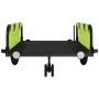 Remolque para bicicletas tela Oxford y hierro verde y negro de , Remolques para bicicletas - Ref: Foro24-94200, Precio: 101,1...