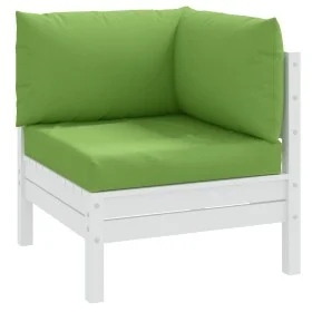 Cojines para sofá de palets 3 uds tela verde melange de , Cojines para sillas y sofás - Ref: Foro24-4002657, Precio: 37,95 €,...