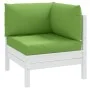Cojines para sofá de palets 3 uds tela verde melange de , Cojines para sillas y sofás - Ref: Foro24-4002657, Precio: 37,95 €,...