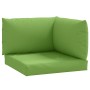 Cojines para sofá de palets 3 uds tela verde melange de , Cojines para sillas y sofás - Ref: Foro24-4002657, Precio: 43,02 €,...