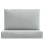 Cojines para sofá de palets 2 uds tela gris claro melange de , Cojines para sillas y sofás - Ref: Foro24-4002641, Precio: 55,...