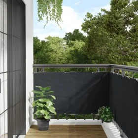 Pantalla de privacidad de balcón PVC gris antracita 600x75 cm de , Paneles de vallas - Ref: Foro24-4005375, Precio: 21,65 €, ...