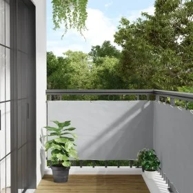 Grauer PVC-Balkon-Sichtschutz 300x75 cm von , Zaunpaneele - Ref: Foro24-4005380, Preis: 14,70 €, Rabatt: %