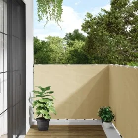 Pantalla de privacidad de balcón PVC crema 400x120 cm de , Paneles de vallas - Ref: Foro24-4005501, Precio: 22,23 €, Descuent...