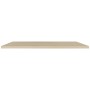 Estantes flotantes pared 2 uds color roble MDF 120x23,5x3,8cm de vidaXL, Estantes y estanterías - Ref: Foro24-323884, Precio:...