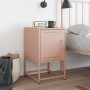 Mesita de noche de acero rosa 36x39x60,5 cm de , Mesitas de noche - Ref: Foro24-846448, Precio: 58,55 €, Descuento: %