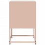 Mesita de noche de acero rosa 36x39x60,5 cm de , Mesitas de noche - Ref: Foro24-846448, Precio: 58,55 €, Descuento: %