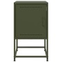 Mesitas de noche 2 unidades acero verde oliva 36x39x60,5 cm de , Mesitas de noche - Ref: Foro24-846455, Precio: 82,34 €, Desc...