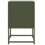 Mesitas de noche 2 unidades acero verde oliva 36x39x60,5 cm de , Mesitas de noche - Ref: Foro24-846455, Precio: 82,34 €, Desc...