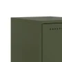 Mesitas de noche 2 unidades acero verde oliva 36x39x60,5 cm de , Mesitas de noche - Ref: Foro24-846455, Precio: 81,45 €, Desc...