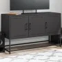 Mueble para TV de acero negro 100,5x39x60,5 cm de , Muebles TV - Ref: Foro24-846476, Precio: 73,00 €, Descuento: %