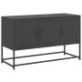 Mueble para TV de acero negro 100,5x39x60,5 cm de , Muebles TV - Ref: Foro24-846476, Precio: 73,00 €, Descuento: %