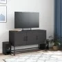 Mueble para TV de acero negro 100,5x39x60,5 cm de , Muebles TV - Ref: Foro24-846476, Precio: 73,00 €, Descuento: %