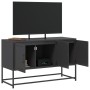 Mueble para TV de acero negro 100,5x39x60,5 cm de , Muebles TV - Ref: Foro24-846476, Precio: 101,63 €, Descuento: %