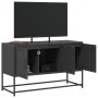 Mueble para TV de acero negro 100,5x39x60,5 cm de , Muebles TV - Ref: Foro24-846476, Precio: 73,00 €, Descuento: %