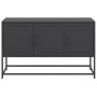 Mueble para TV de acero negro 100,5x39x60,5 cm de , Muebles TV - Ref: Foro24-846476, Precio: 101,63 €, Descuento: %