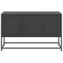 Mueble para TV de acero negro 100,5x39x60,5 cm de , Muebles TV - Ref: Foro24-846476, Precio: 73,00 €, Descuento: %