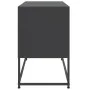 Mueble para TV de acero negro 100,5x39x60,5 cm de , Muebles TV - Ref: Foro24-846476, Precio: 73,00 €, Descuento: %