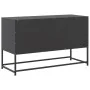 Mueble para TV de acero negro 100,5x39x60,5 cm de , Muebles TV - Ref: Foro24-846476, Precio: 73,00 €, Descuento: %