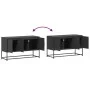 Mueble para TV de acero negro 100,5x39x60,5 cm de , Muebles TV - Ref: Foro24-846476, Precio: 73,00 €, Descuento: %