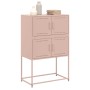 Aparador de acero rosa 68,5x38,5x107 cm de , Aparadores - Ref: Foro24-846483, Precio: 97,85 €, Descuento: %