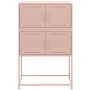 Aparador de acero rosa 68,5x38,5x107 cm de , Aparadores - Ref: Foro24-846483, Precio: 97,85 €, Descuento: %
