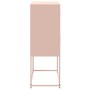 Aparador de acero rosa 68,5x38,5x107 cm de , Aparadores - Ref: Foro24-846483, Precio: 97,85 €, Descuento: %