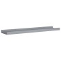 Repisa para marcos de fotos 2 uds MDF gris 60x9x3 cm de vidaXL, Estantes y estanterías - Ref: Foro24-323935, Precio: 20,13 €,...