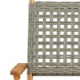 Juego de bistro de 3 piezas ratán PE y madera maciza gris de , Conjuntos de jardín - Ref: Foro24-3281791, Precio: 178,74 €, D...