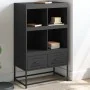 Schwarzer Stahlschrank 68x39x111,5 cm von , Sideboards - Ref: Foro24-846602, Preis: 92,65 €, Rabatt: %