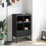 Aparador de acero negro 68x39x111,5 cm de , Aparadores - Ref: Foro24-846602, Precio: 93,53 €, Descuento: %