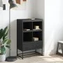 Aparador de acero negro 68x39x111,5 cm by , Sideboards - Ref: Foro24-846602, Price: 92,65 €, Discount: %